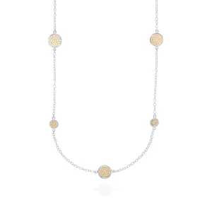 Anna Beck Classic Long Multi-Disc Station Necklace