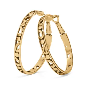 Brighton Women's Comtempo Large Hoop Earrings