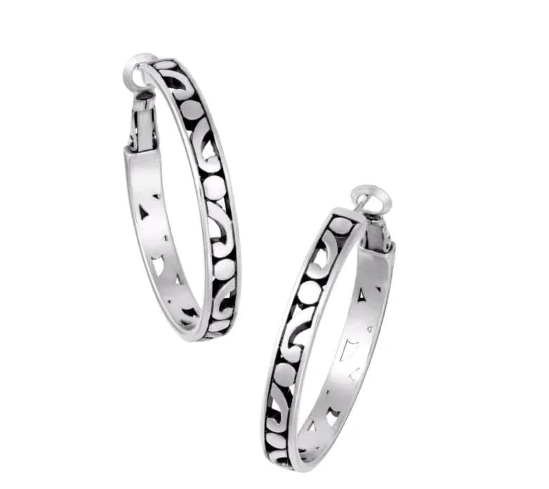 Brighton Women's Contempo Medium Hoop Earrings