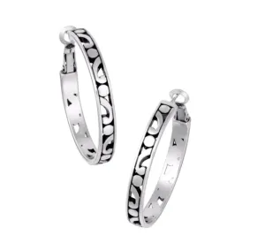 Brighton Women's Contempo Medium Hoop Earrings