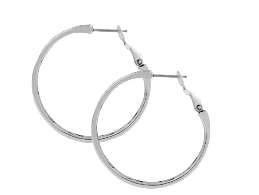 Brighton Women's Contempo Medium Hoop Earrings
