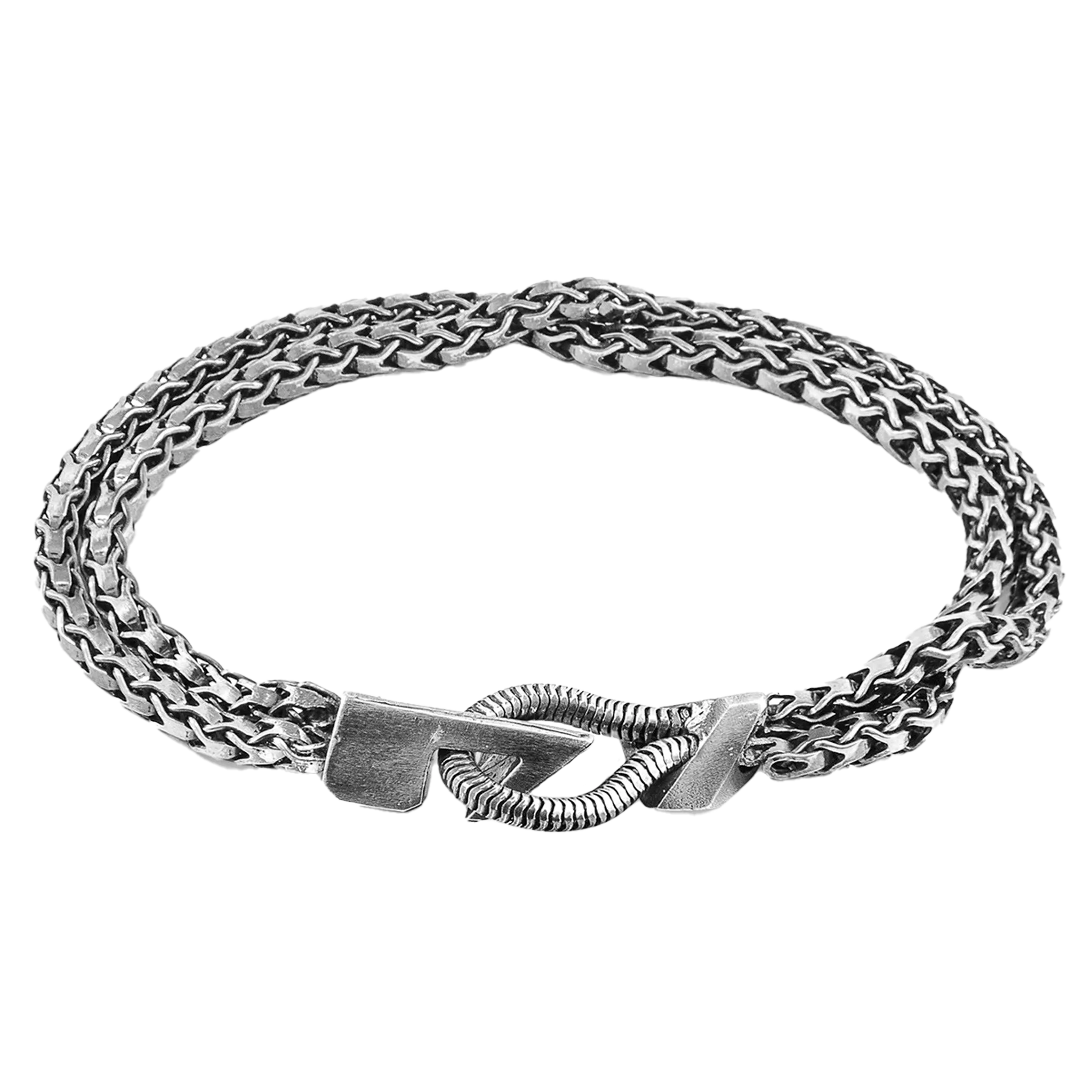 Brixham Mooring Silver Chain Bracelet