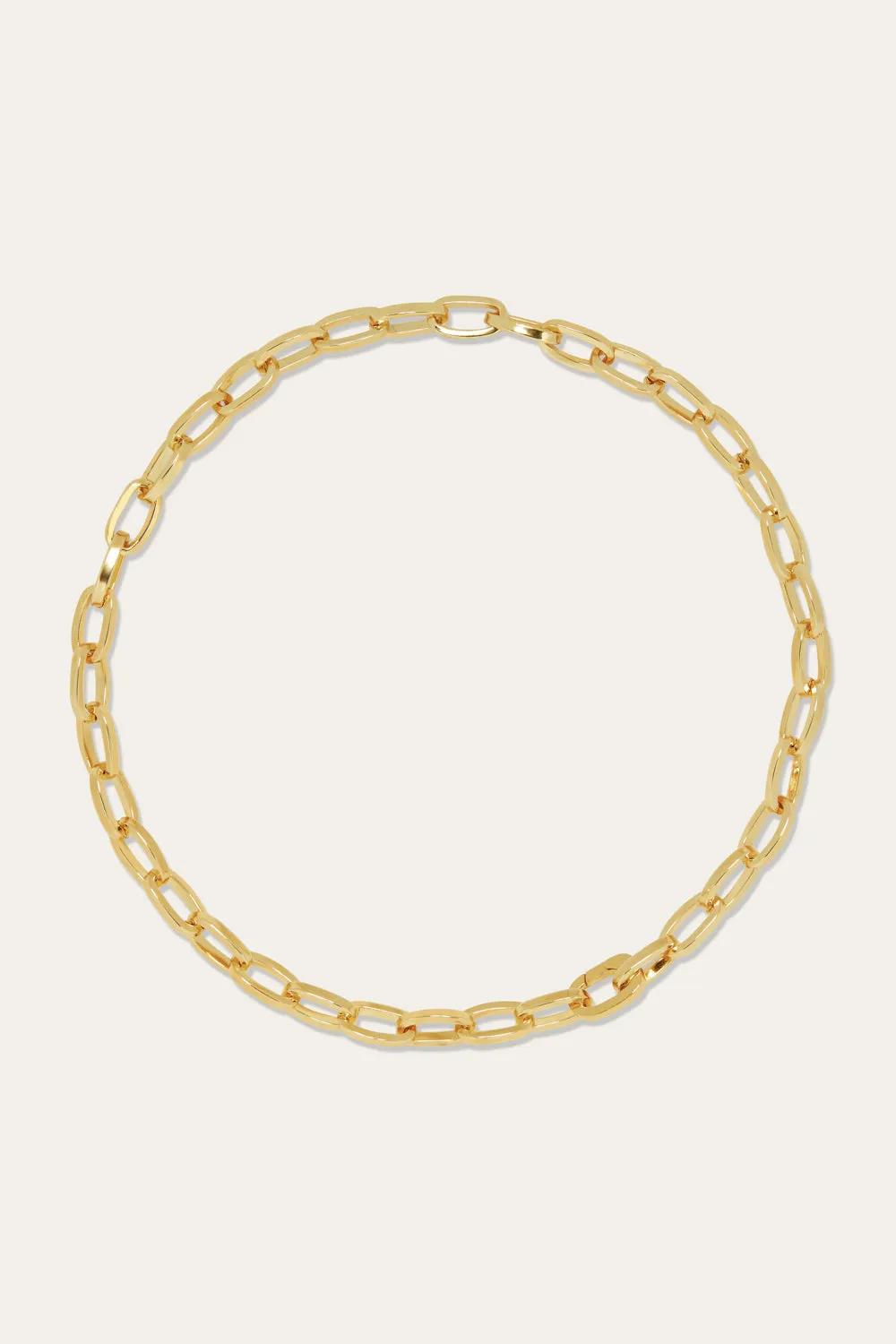 Cara gold plated chain necklace