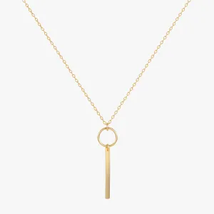 Circle Bar Necklace