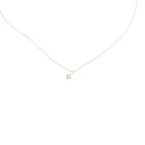 Dainty Diamond Heart Necklace
