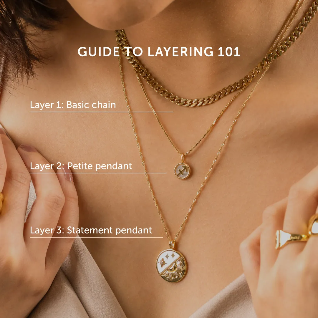 Edie Snake Chain Gold Necklace
