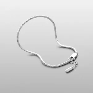 EManco Minimalist Octagonal Chain -سوار فضي