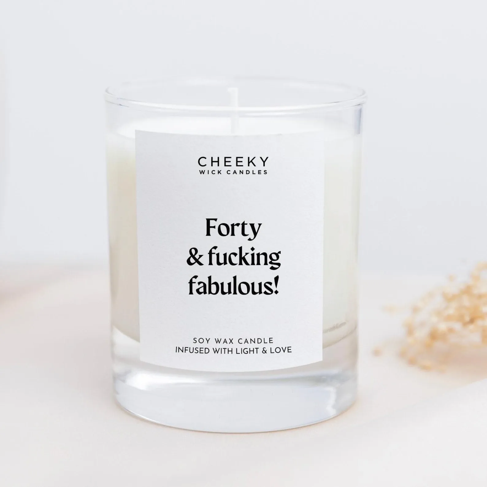 Forty & F*cking Fabulous Candle