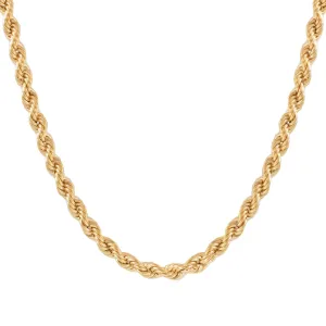 FRAICHE INSPIRE LUXE ROPE NECKLACE - GOLD