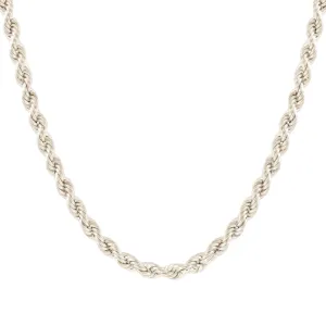 FRAICHE INSPIRE LUXE ROPE NECKLACE - SILVER
