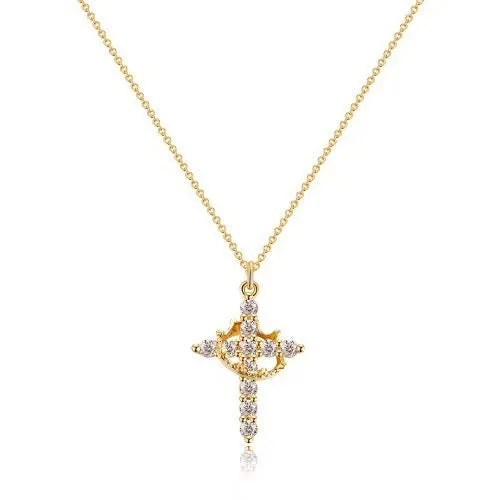 Full Cross Diamond Necklace