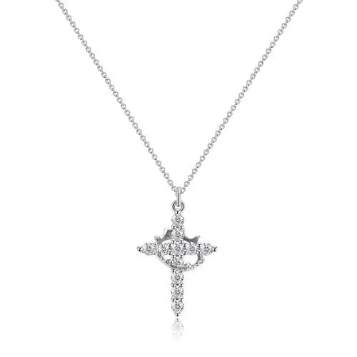 Full Cross Diamond Necklace