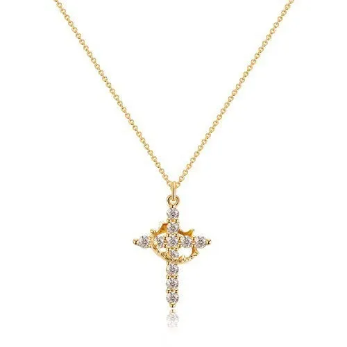 Full Cross Diamond Necklace