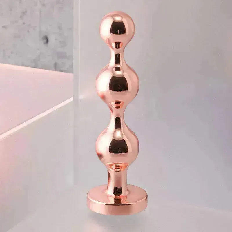 Gender X GOLD DIGGER SMALL -  Small Butt Plug with Black Gem Base