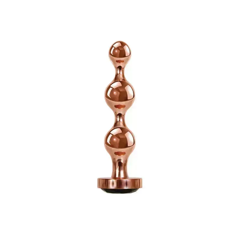 Gender X GOLD DIGGER SMALL -  Small Butt Plug with Black Gem Base