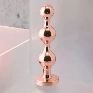 Gender X GOLD DIGGER SMALL -  Small Butt Plug with Black Gem Base