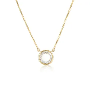 GEORGINI NOEL NIGHTS SLICED STONE NECKLACE GOLD