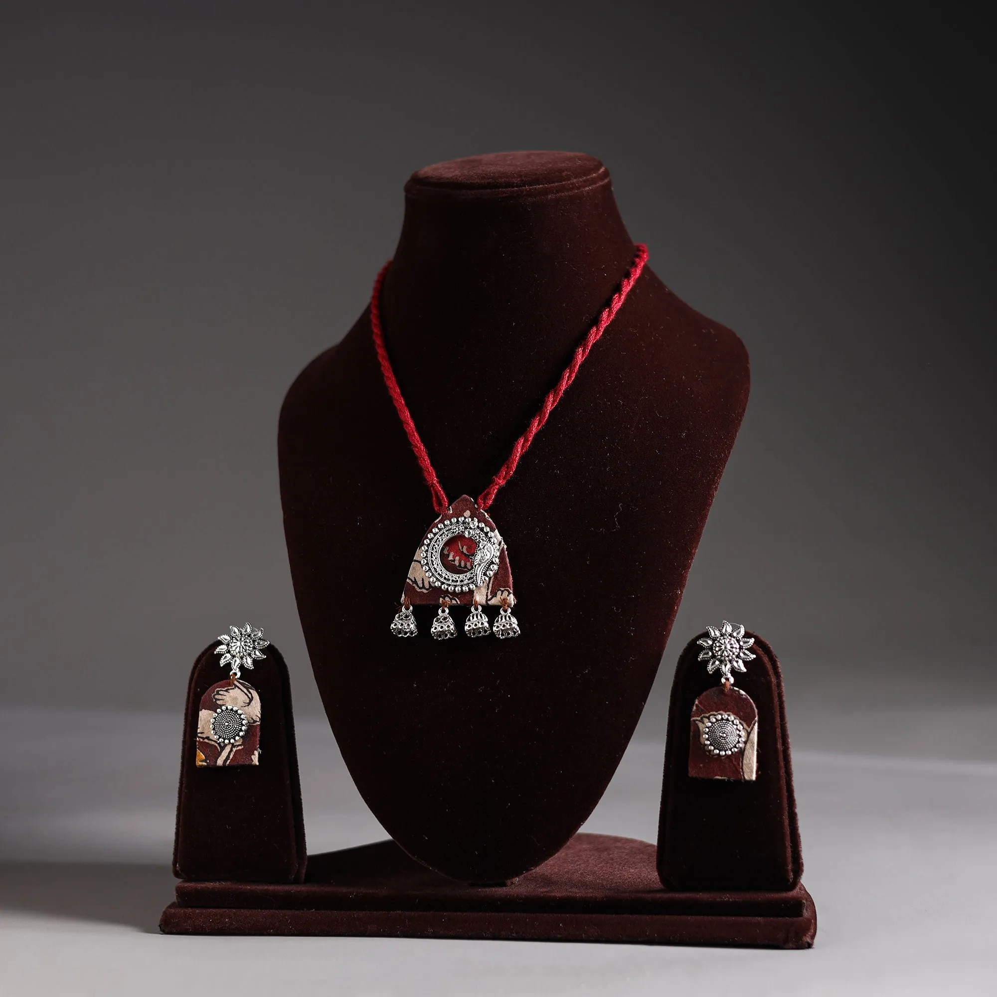 Handcrafted GS Fabart Necklace Set 01