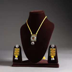 Handcrafted GS Fabart Necklace Set 07