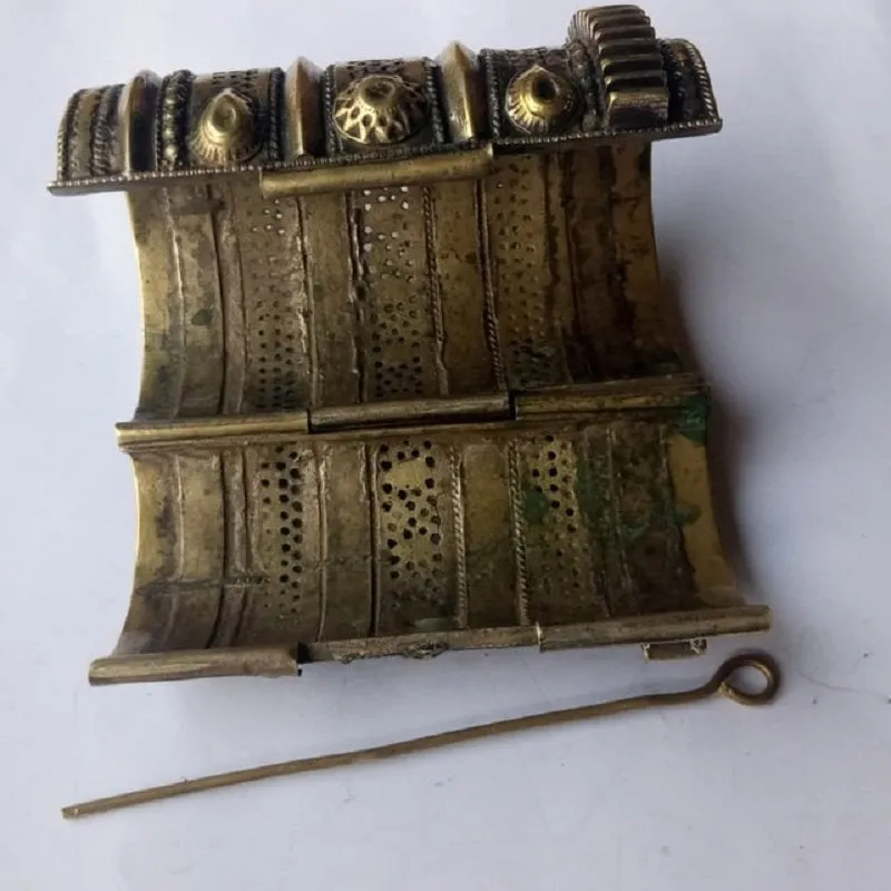 Handmade Golden Vintage Boho Handcuff Bracelet