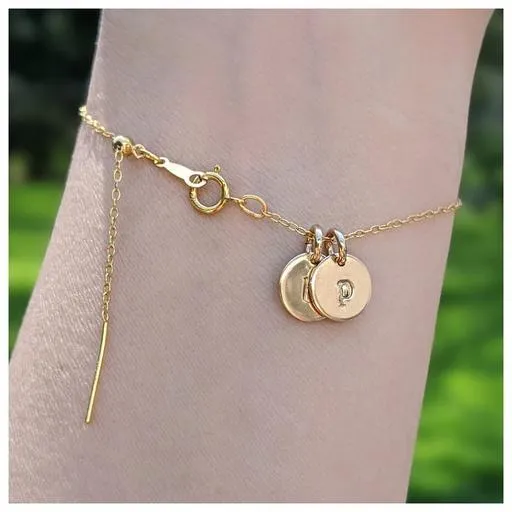 Initial Chain Bracelet (Gold)