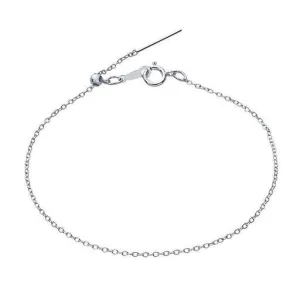 Initial Chain Bracelet (Silver)