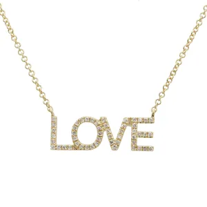 Love Pendant Necklace