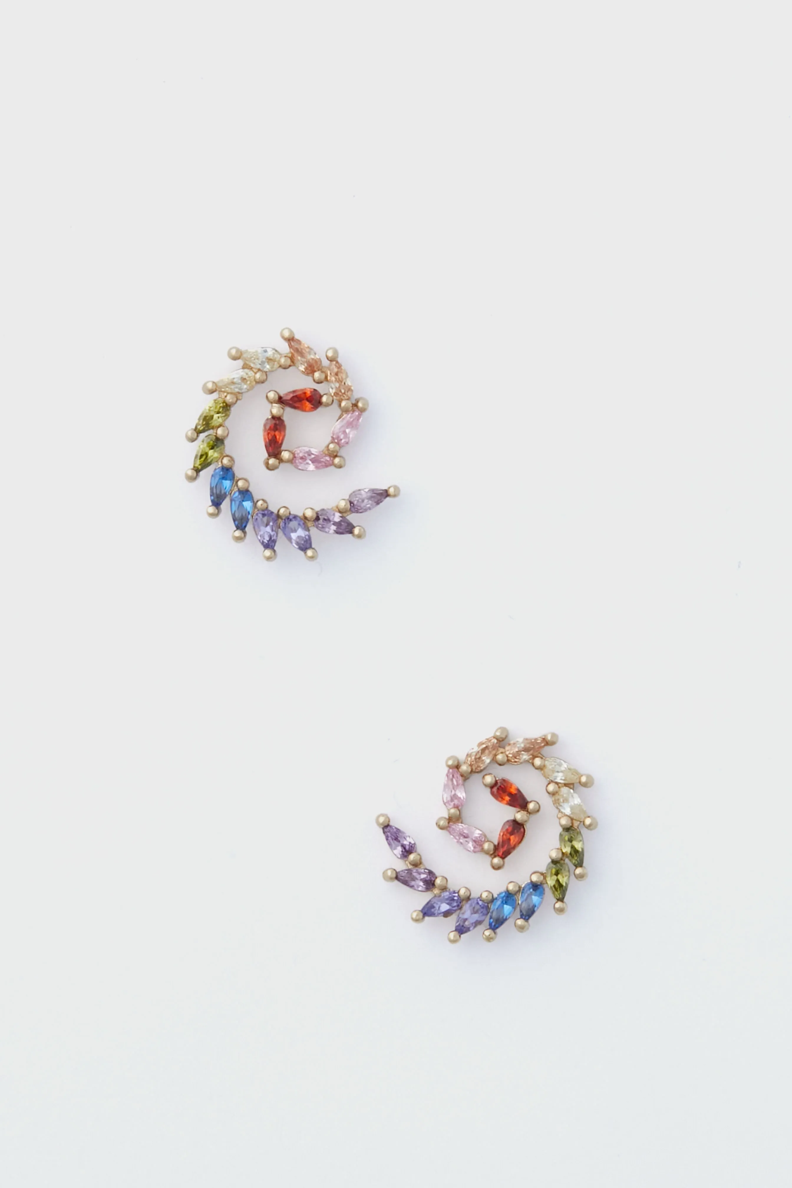 Multi Pascal Crystal Earrings