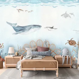 Ocean Bliss Peel and Stick Wall Mural
