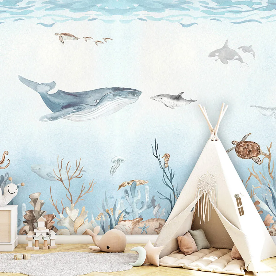 Ocean Bliss Peel and Stick Wall Mural