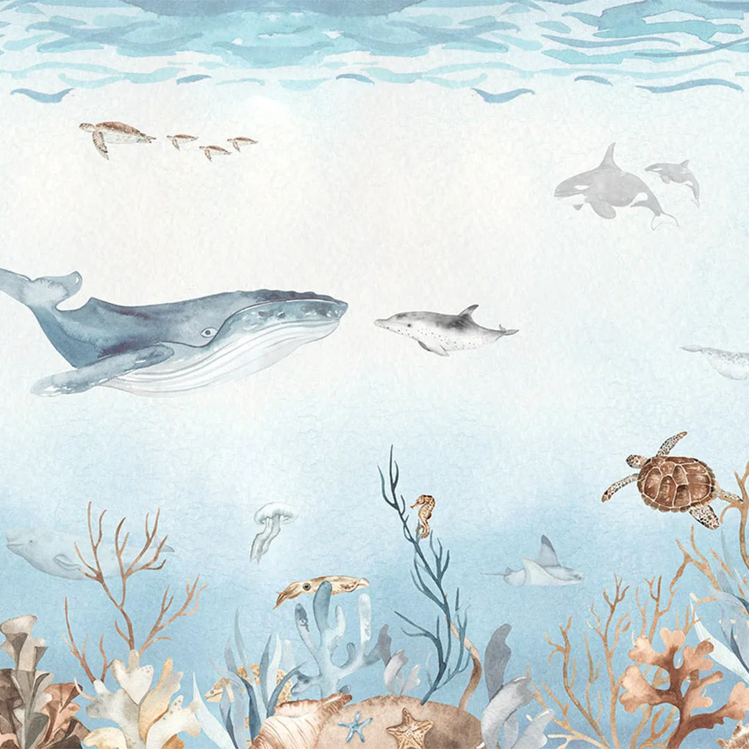 Ocean Bliss Peel and Stick Wall Mural