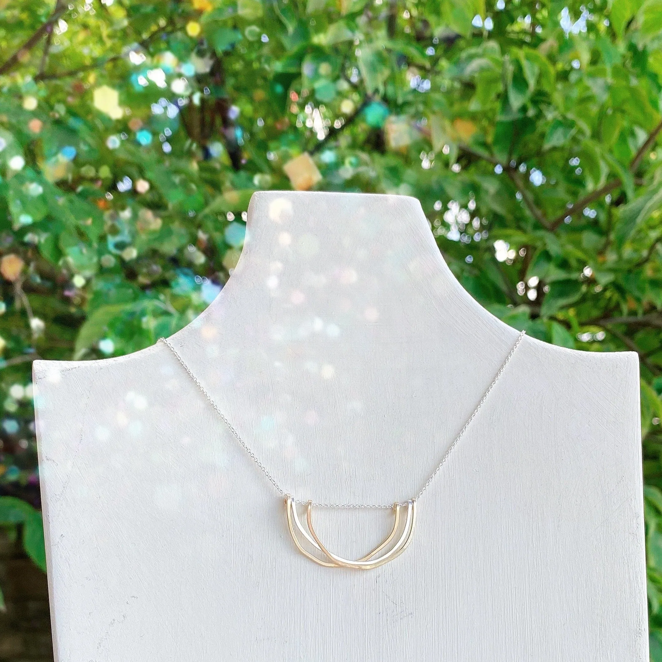 Rainbow Petals Necklace
