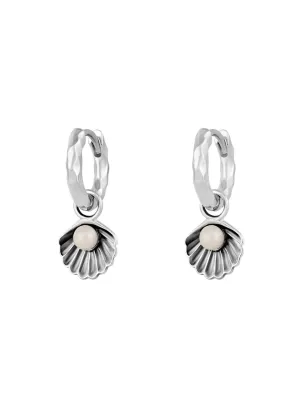 Seaside Ethereal Huggies - Silver