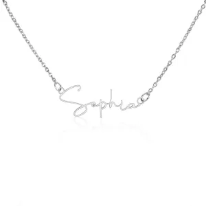 Signature Name Necklace: A Stylish Keepsake They'll Love!