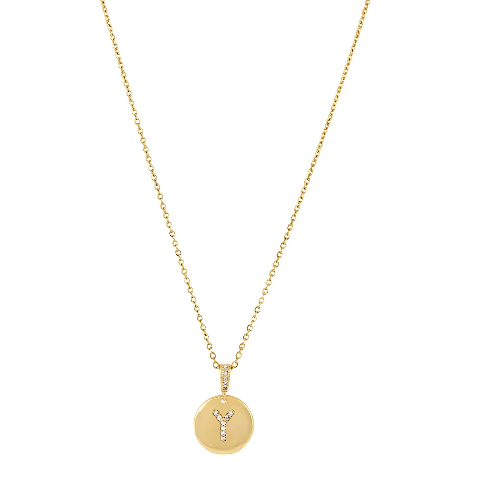 Silken Alphabet Y Necklace