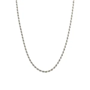 Silver Rope Necklace