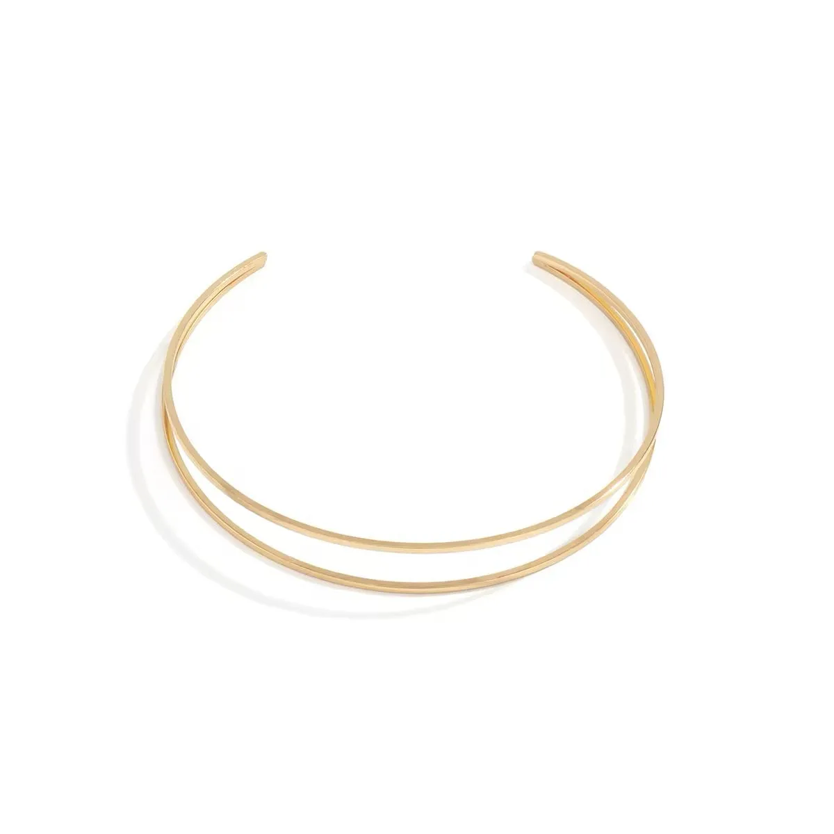 Simple Elegant Glossy Open Cuff Arm Bracelet