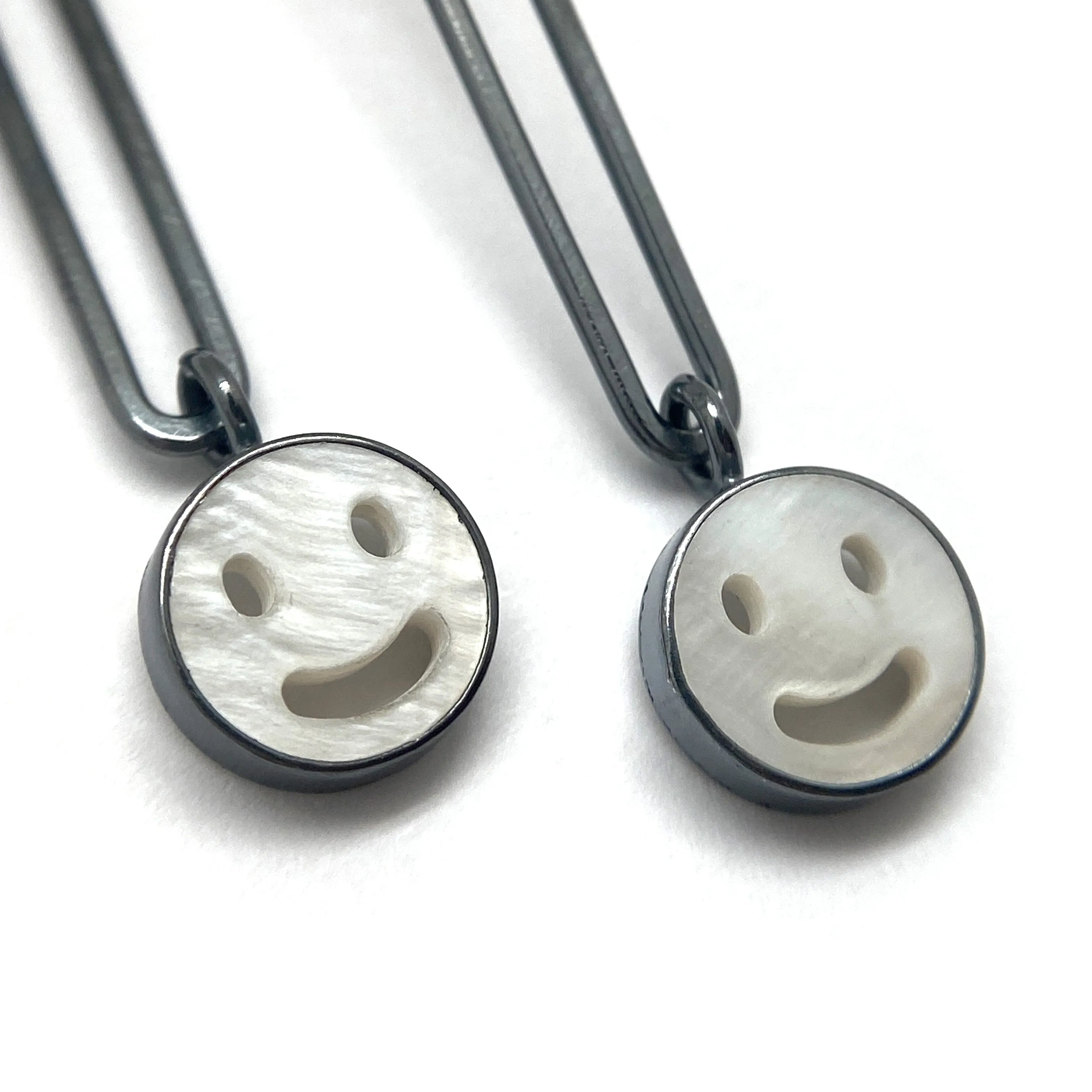 Smiley Link Earrings