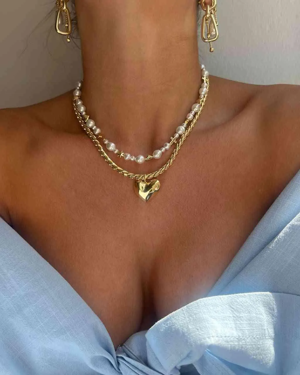 The Molten Heart Statement Necklace