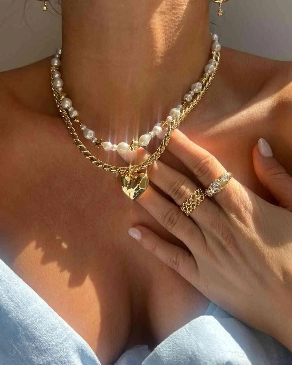 The Molten Heart Statement Necklace