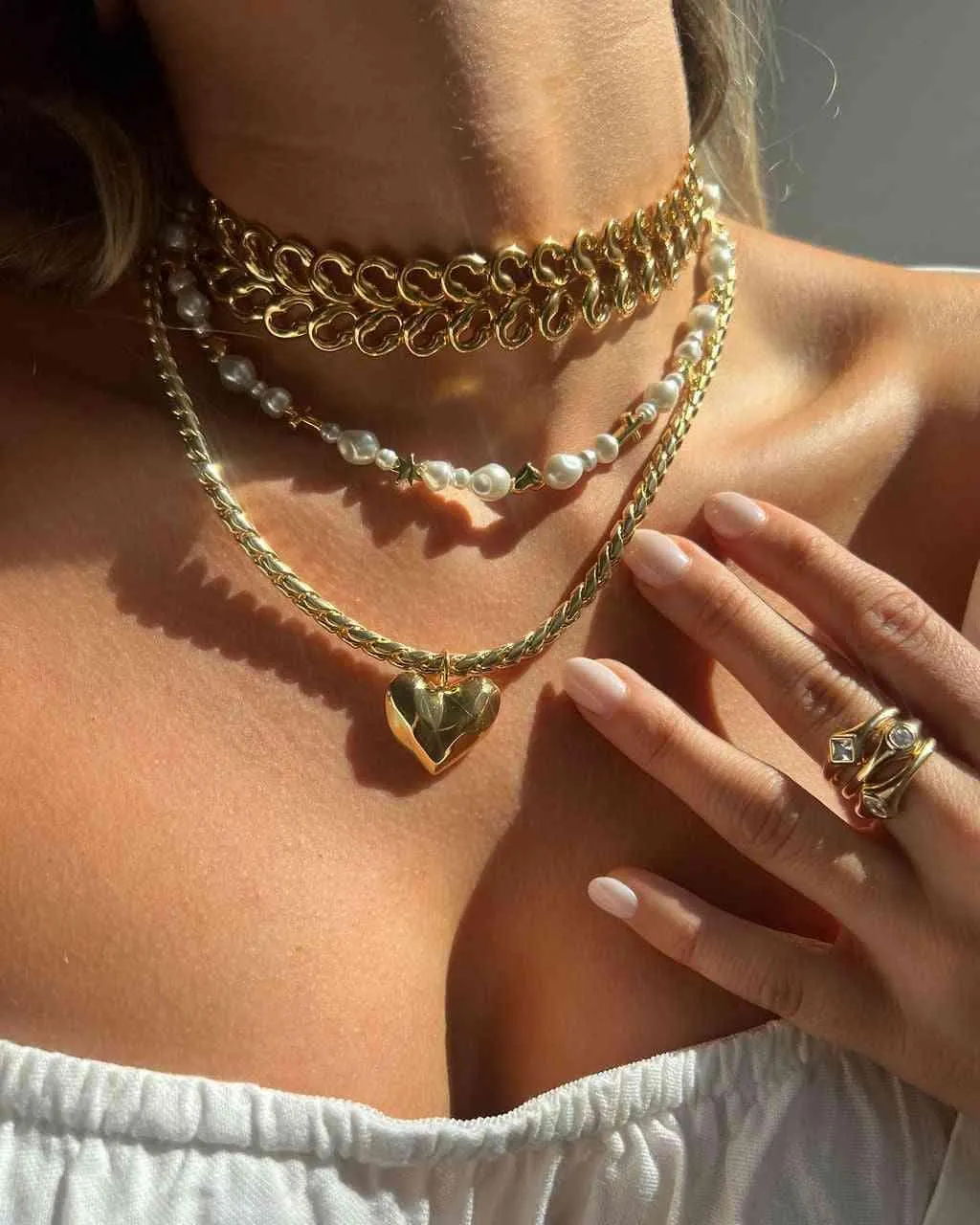 The Molten Heart Statement Necklace
