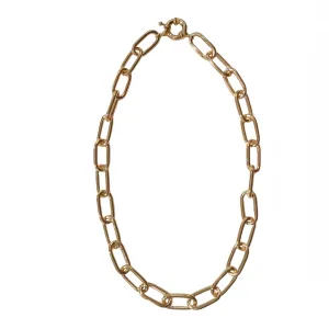 Thick Paper Clip Gold Filled Chain