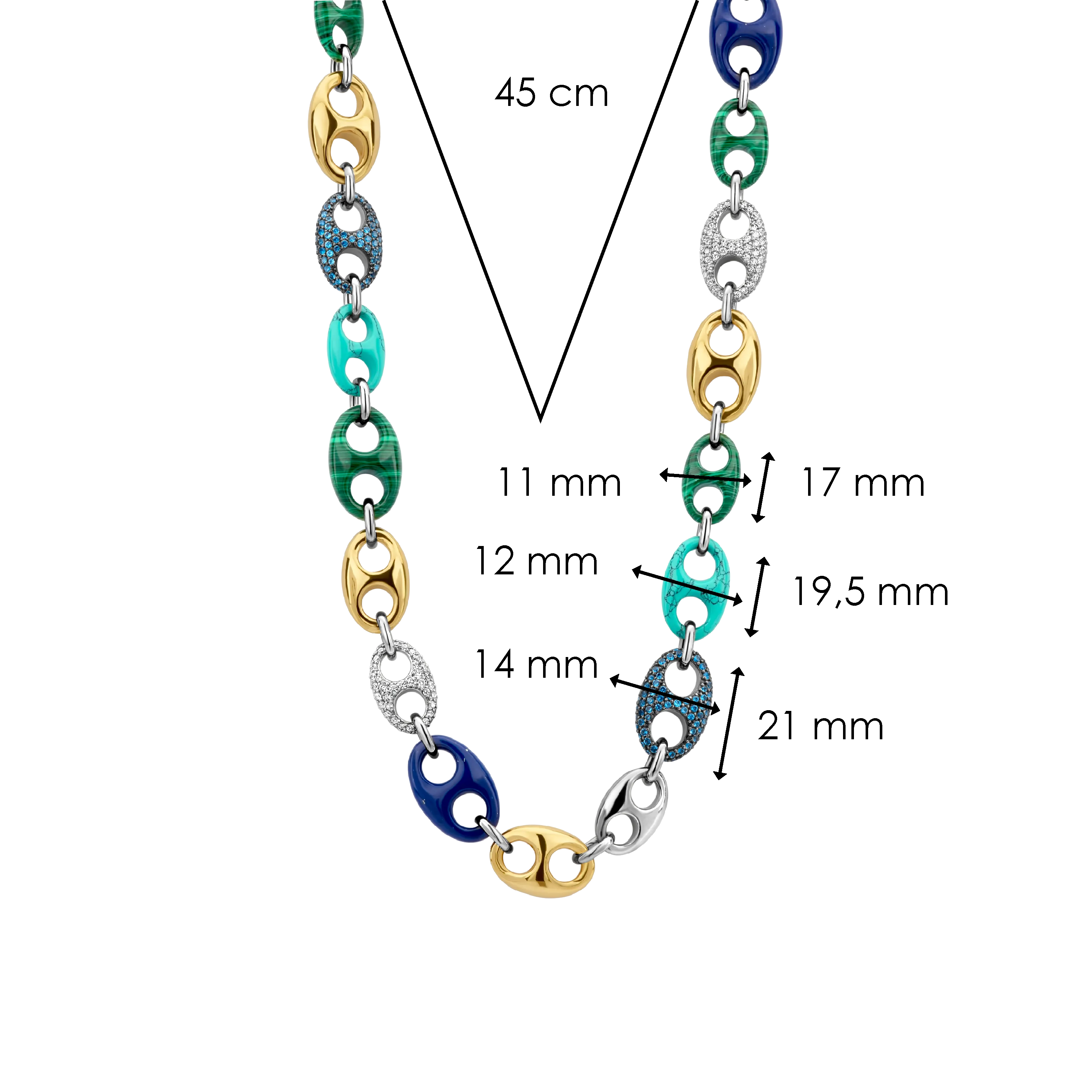 TI SENTO Necklace 3988TQ