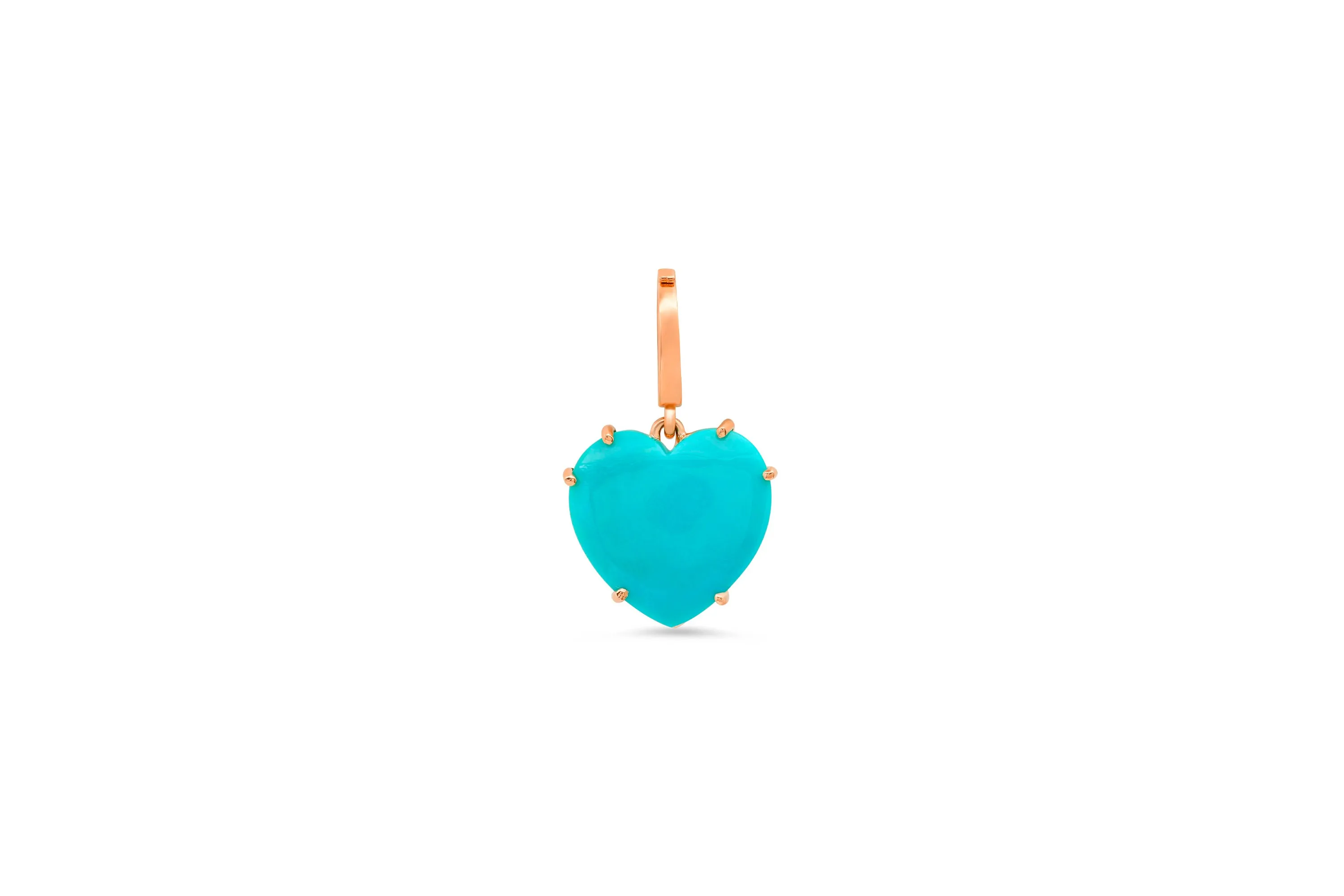 Turquoise Heart Charm