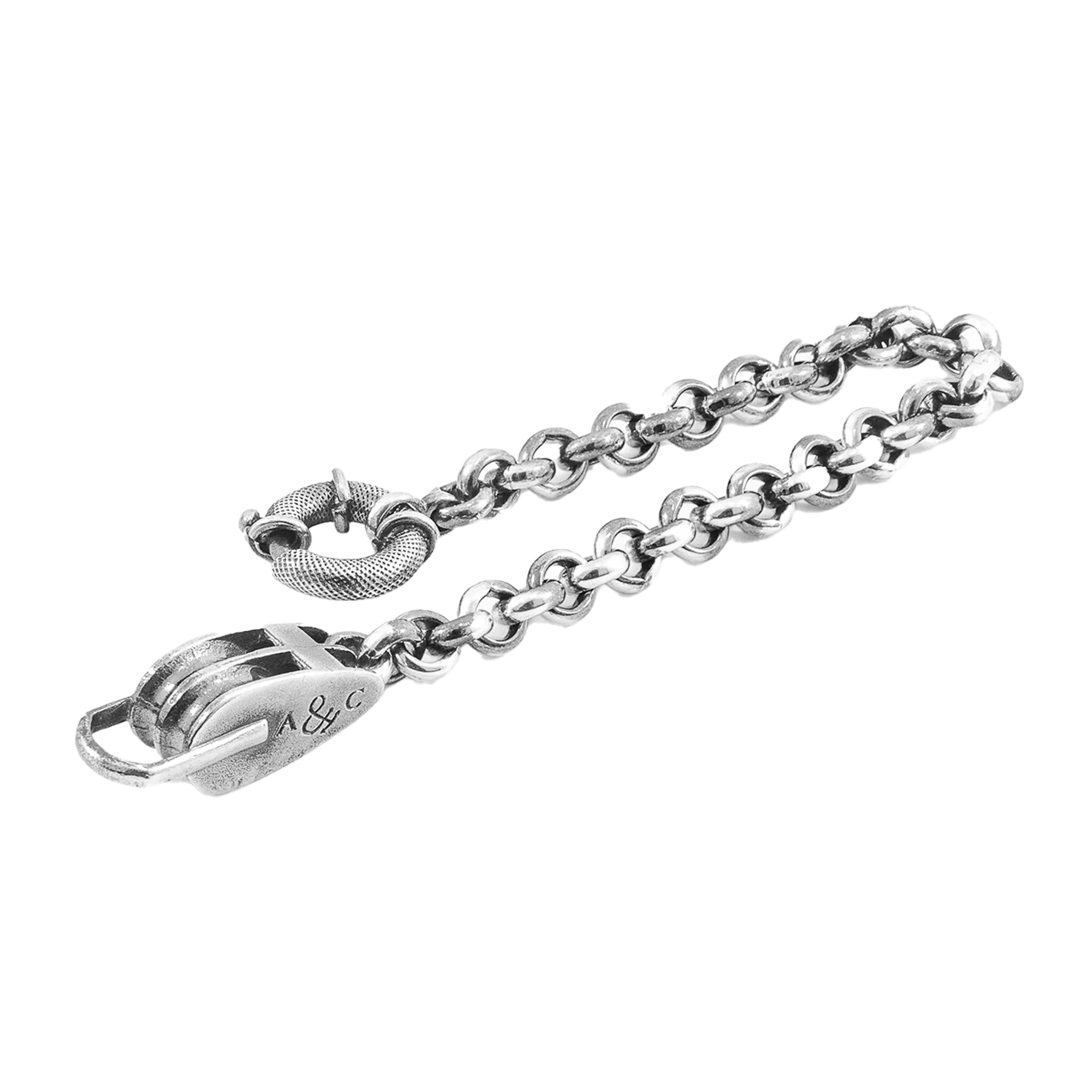 Tyne Mooring Silver Chain Bracelet