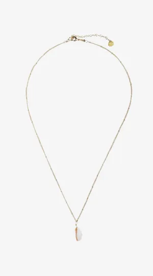 White Gold Shell Necklace
